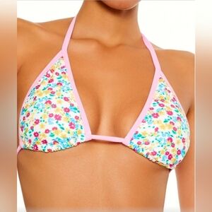NEW. Bikini,Floral Halter Bikini TOP AND BOTTOM